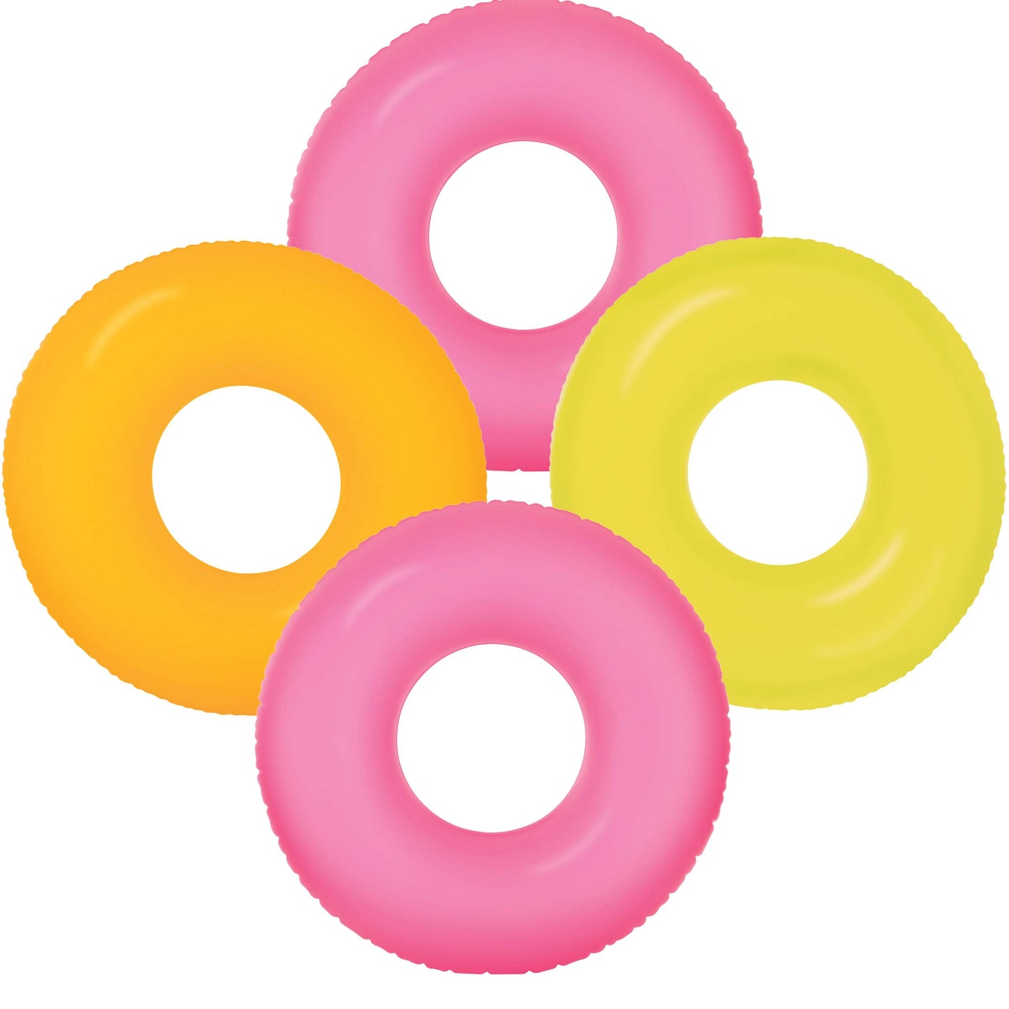 Intex Frost Tube Inflatable Swim Tubes 36-inch Diameter – 4-Pack