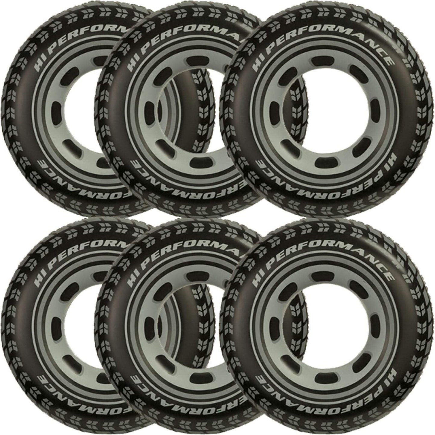 Intex 36in Giant Tire Tubes – 6 Pack for Pool, Lake & Ocean