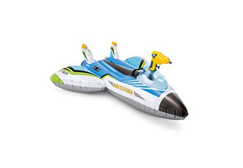 Intex Water Gun Plane Inflatable Float – 46x46in Pool Toy, 88 lb Capacity