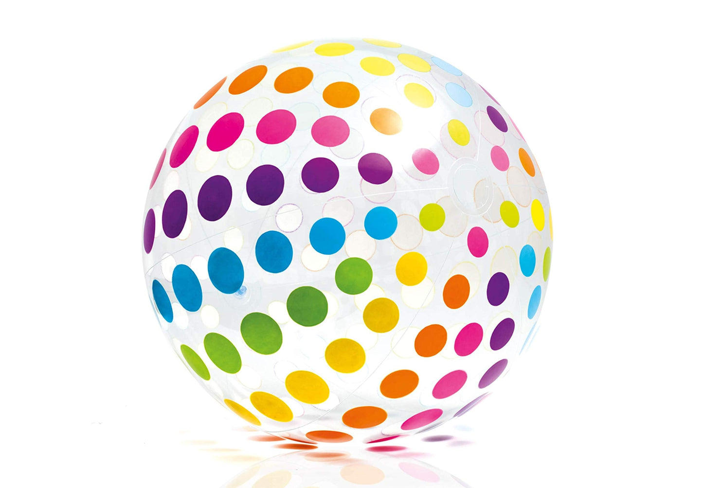 Intex Jumbo Ball 42-Inch (Pack of 2) | 2-Pack Transparent Beach & Pool Ball