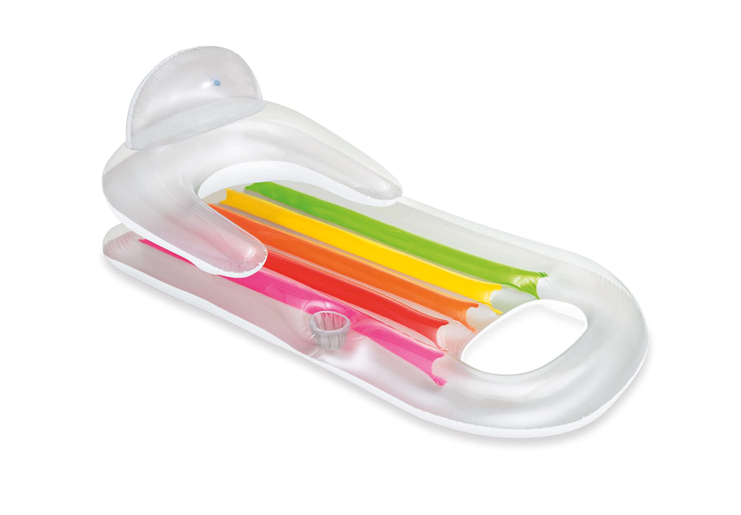 Intex King Kool Lounger - Floating Pool Lounger with Headrest and Cupholder