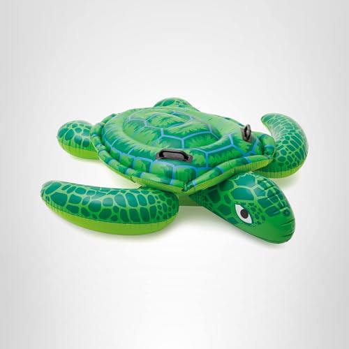 INTEX Lil' Sea Turtle Inflatable Pool Float – Kid Ride-On with Heavy-Duty Handles