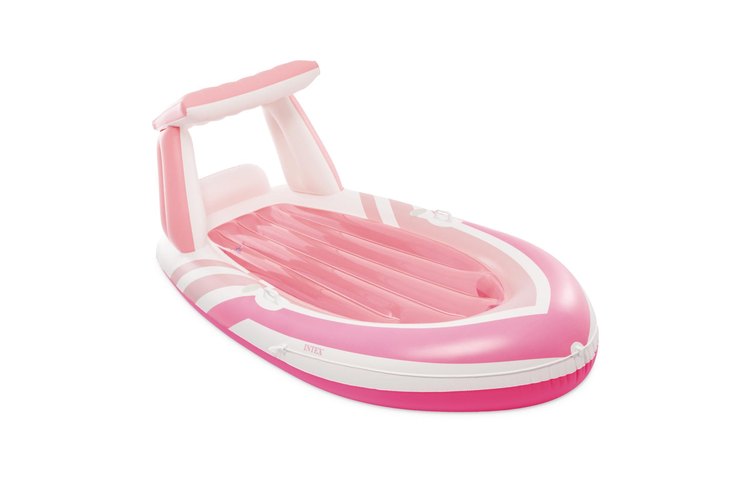 INTEX Pink Paradise Boat Float – 96 x 47 in Pool Float with Shade