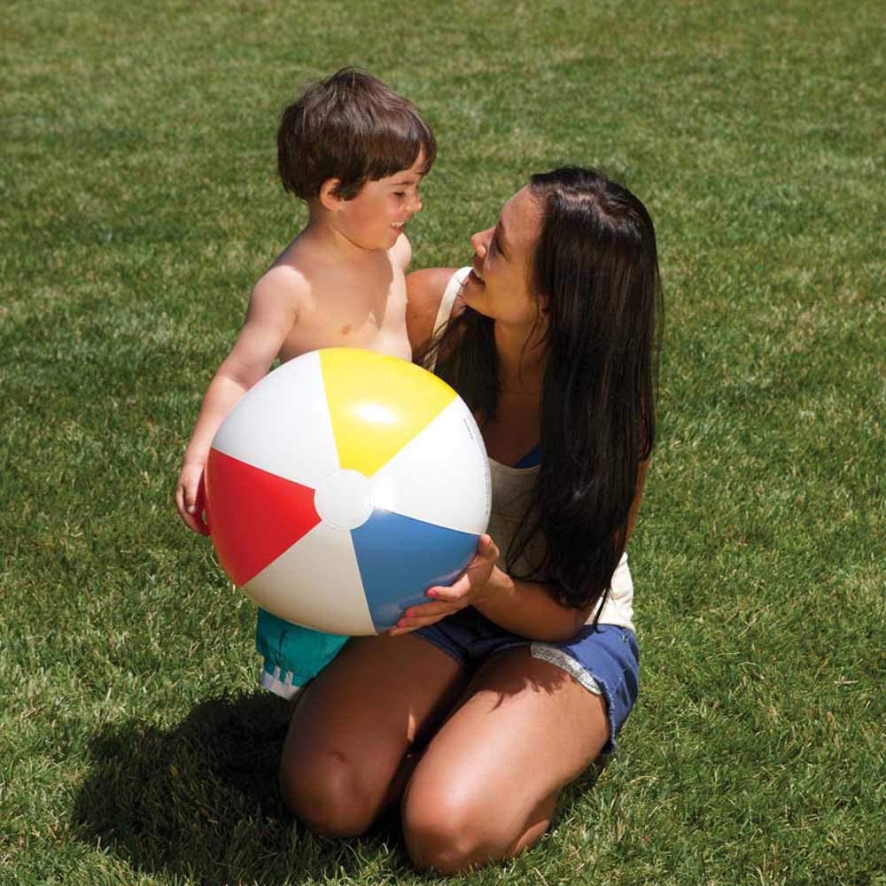 Intex Recreation 20-Inch Glossy Panel Beach Ball 59020Ep | Inflatable Toy
