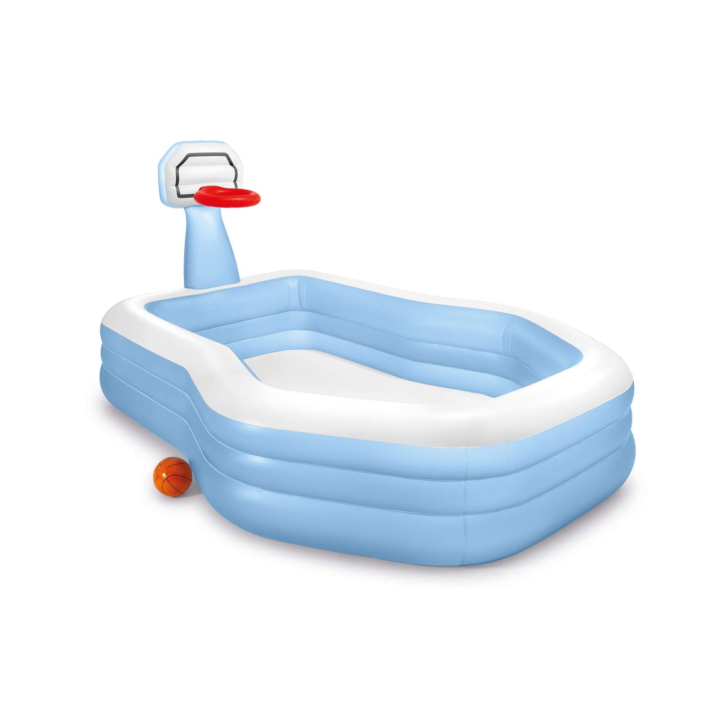 Intex 57183EP 101-Inch Swim Center Shootin' Hoops Inflatable Pool – Family Fun