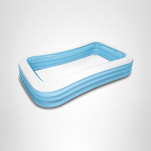 INTEX 58484EP Swim Center Inflatable Family Pool – 277-Gallon Capacity, 120 x 72 x 22 inches (Blue)