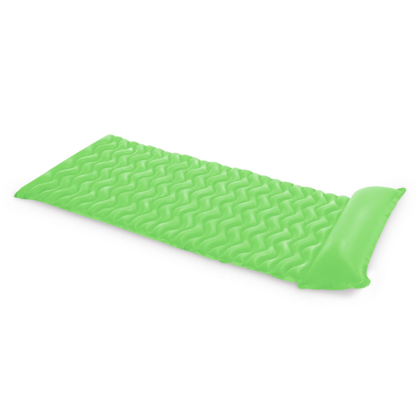 Intex Tote 'N Float Wave Mat - 90 x 34 in Pool Lounger with Built-in Pillow Rest