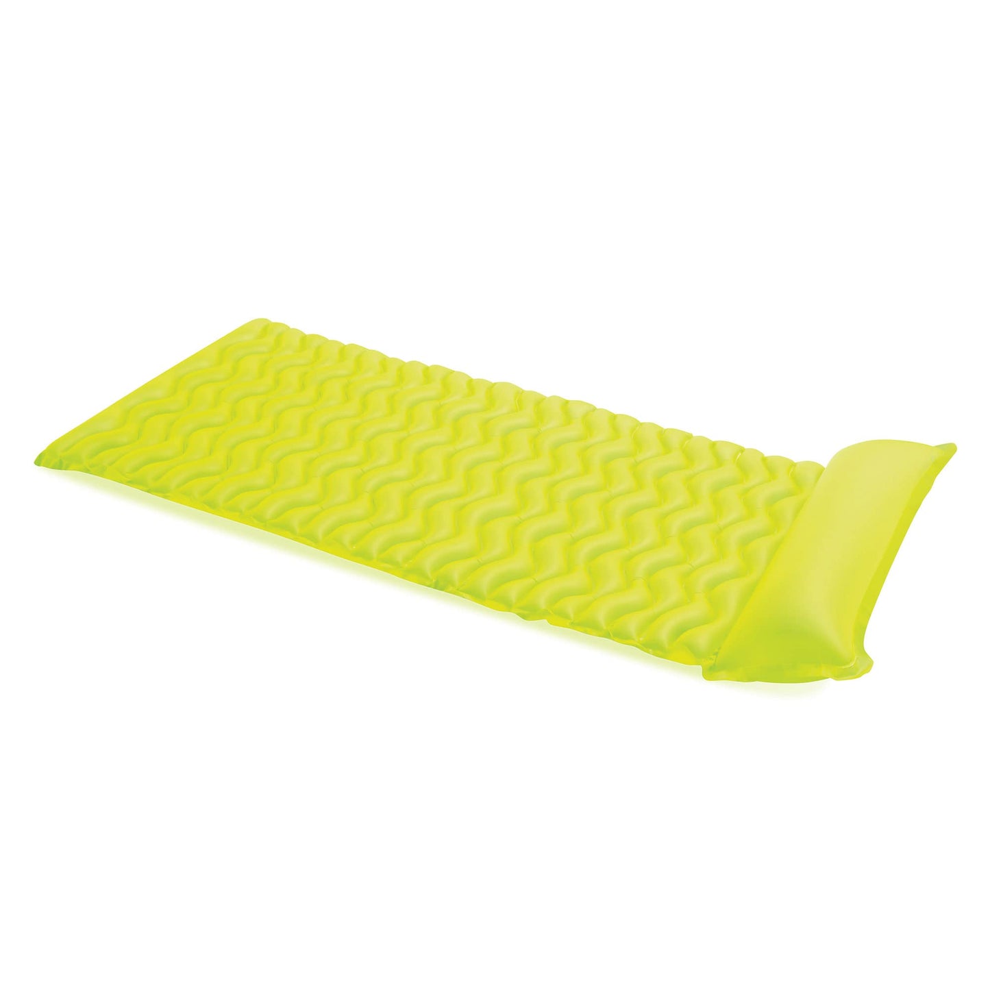 Intex Tote 'N Float Wave Mat - 90 x 34 in Pool Lounger with Built-in Pillow Rest