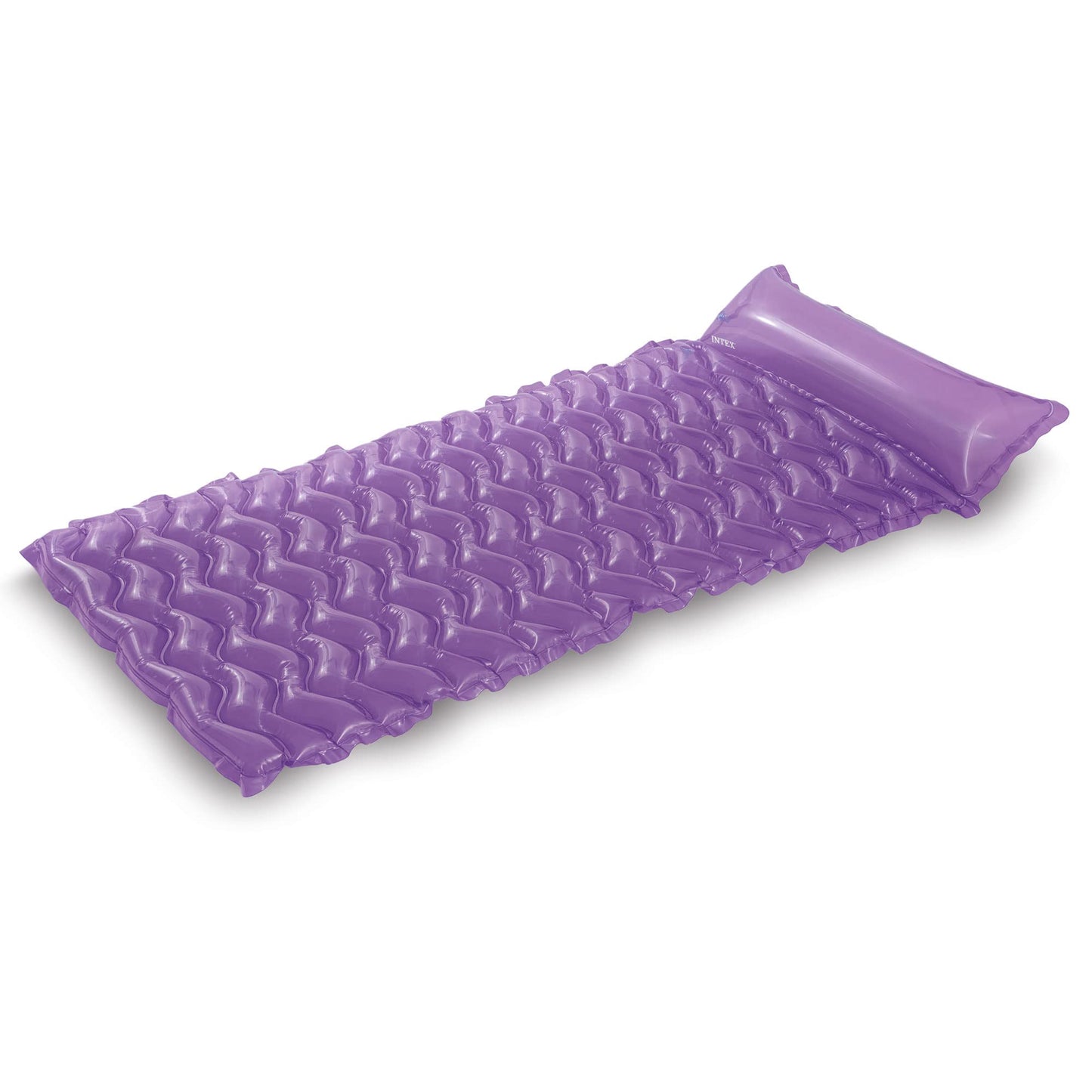 Intex Tote 'N Float Wave Mat - 90 x 34 in Pool Lounger with Built-in Pillow Rest