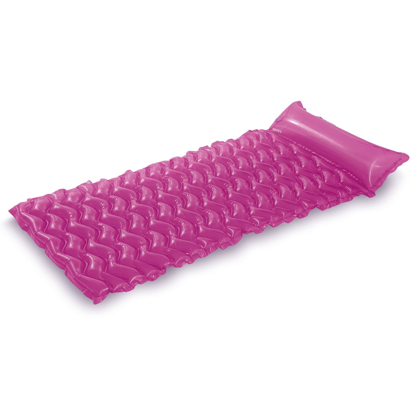 Intex Tote 'N Float Wave Mat - 90 x 34 in Pool Lounger with Built-in Pillow Rest