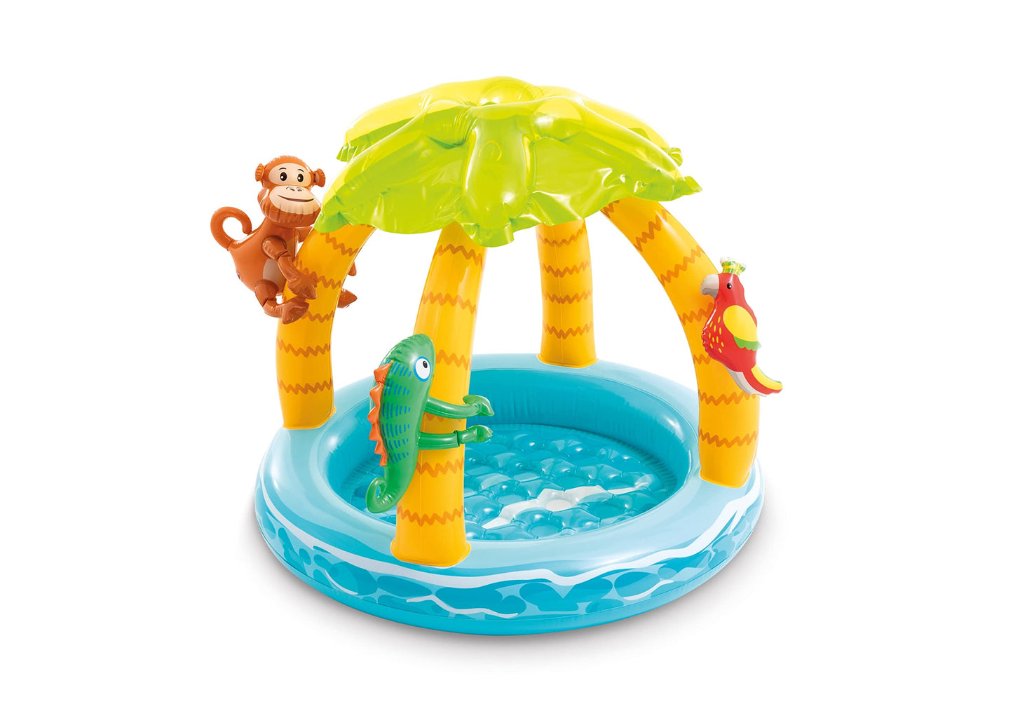Intex Tropical Island Baby Toddler Pool 40x34 in – Safe Backyard Splash
