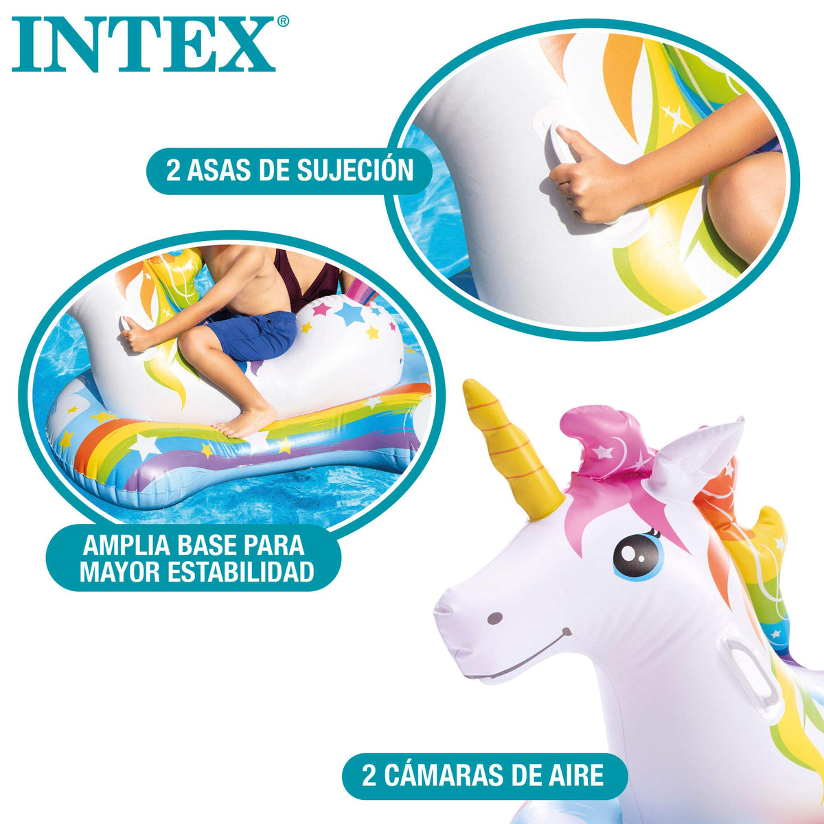 Intex Unicorn Ride-On – Magical Pool Toy for Kids