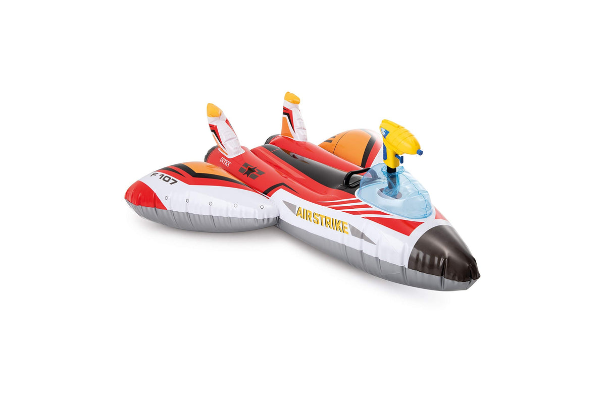 Intex Water Gun Plane Inflatable Float – 46x46in Pool Toy, 88 lb Capacity