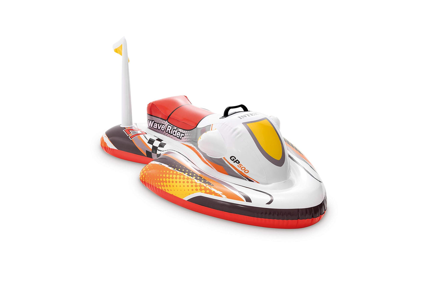 Intex Wave Rider Inflatable Pool Float – Jet Ski Style Ride-On for Kids | 46 x 30.5 in | 88 lb Capacity