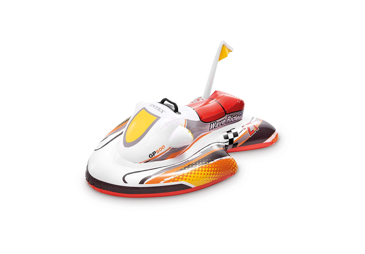 Intex Wave Rider Inflatable Pool Float – Jet Ski Style Ride-On for Kids | 46 x 30.5 in | 88 lb Capacity
