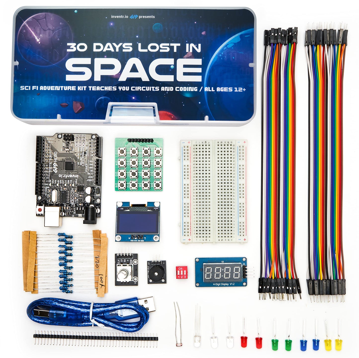 Adventure Kit: 30 Days Lost in Space | STEM Coding & Robotics by inventr.io