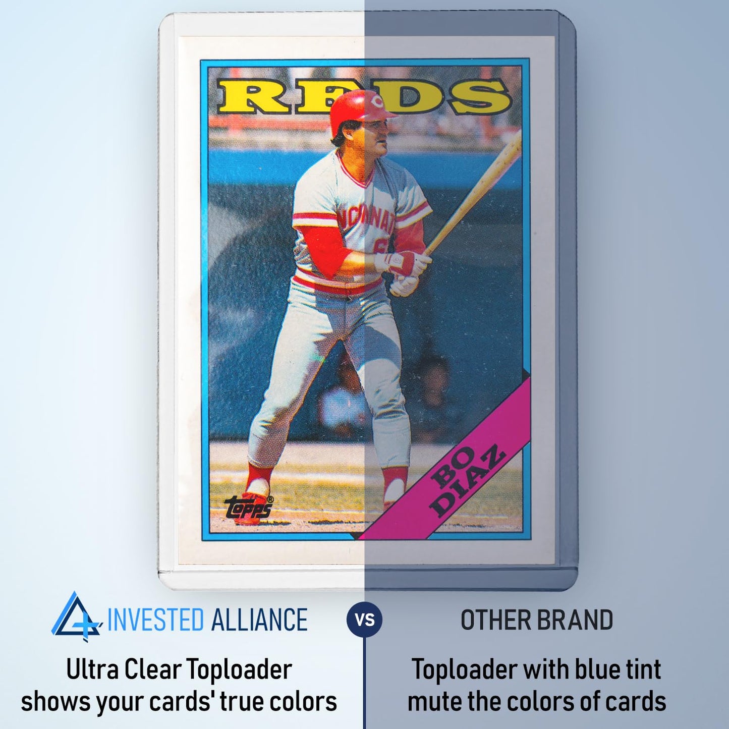 Invested Alliance Regular 3x4 Rigid Top Loaders for Cards & Card Sleeves | Ultra Trading Protectors for Baseball, MTG & TCG