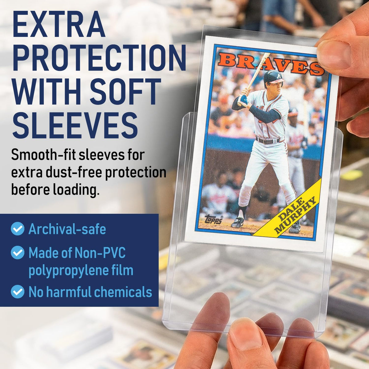Invested Alliance Regular 3x4 Rigid Card Top Loaders & Sleeves | 100 Toploaders + 100 Penny Sleeves Bulk Pack