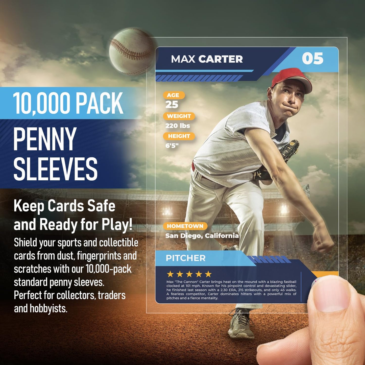 Invested Alliance Premium Penny Sleeves for Trading Cards – Ultra Clear, Archival-Safe (Standard & Thick Options)