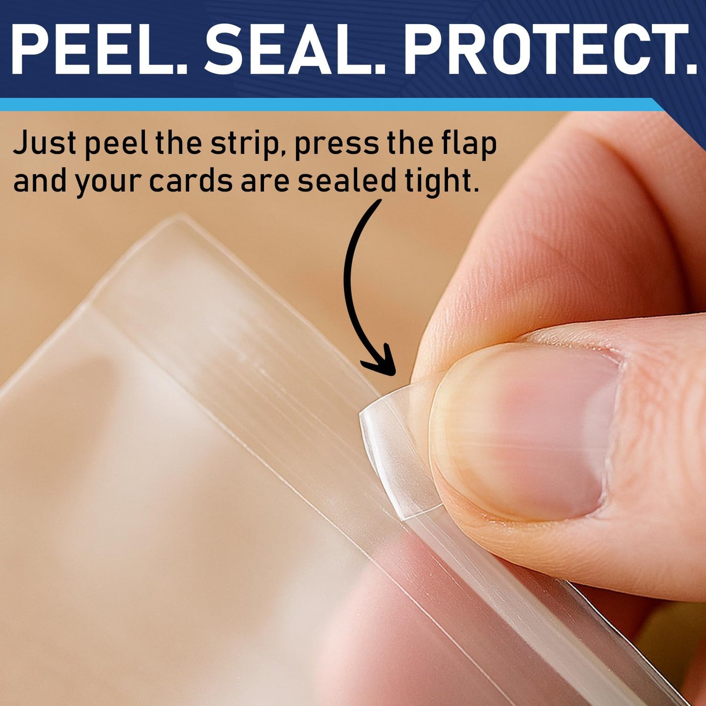 Invested Alliance Resealable Team Bags for Trading Cards — 100 Count, Clear, Acid-Free, Fits Top Loaders & Magnetic Holders