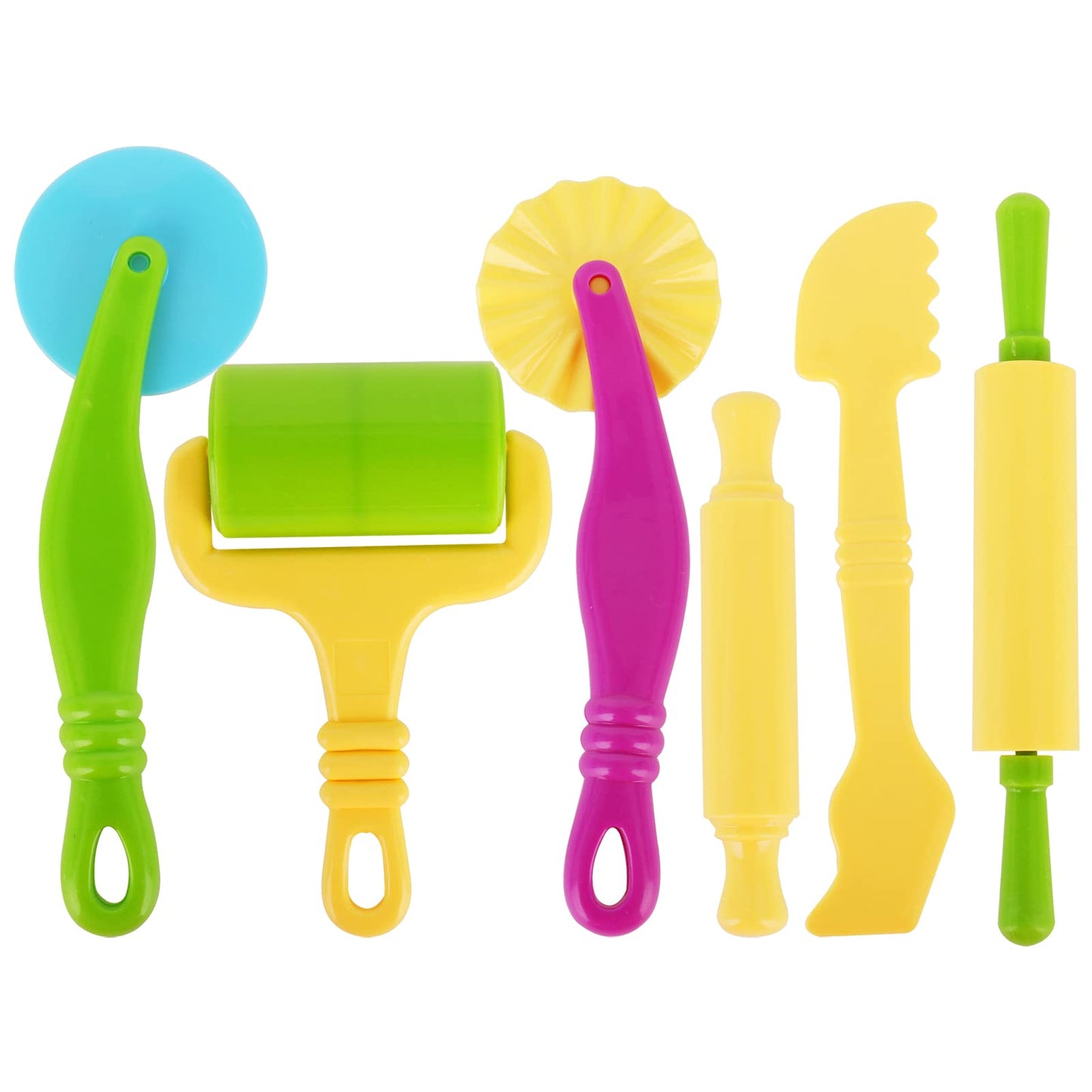 Inxens Dough Tools Set — 25-Piece Creative Play Kit for Toddlers (Ages 2-4) Non-Toxic