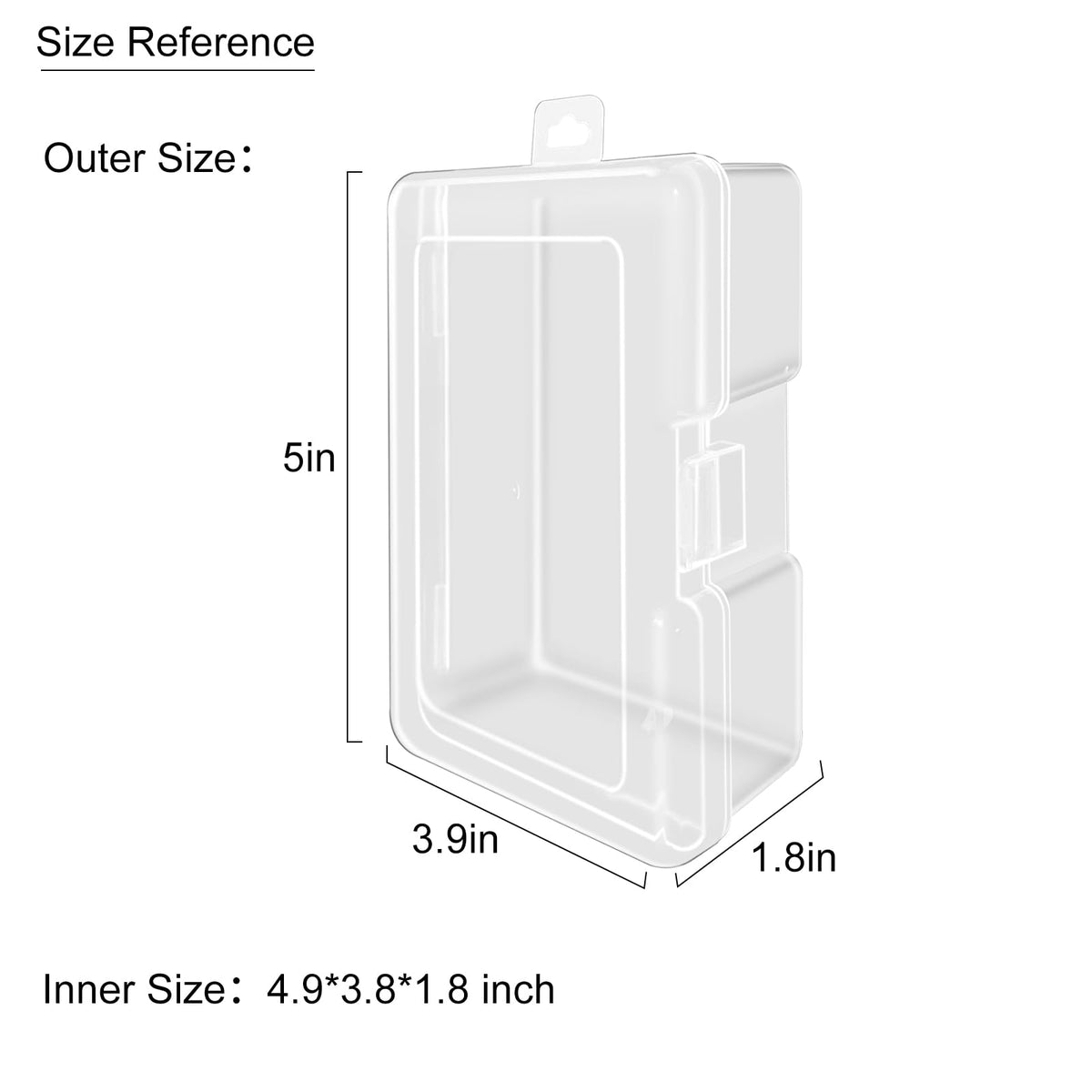 IOKUKI 3PCS Card Storage Box – UNO 112PCS High Capacity Card Case (No Cards)
