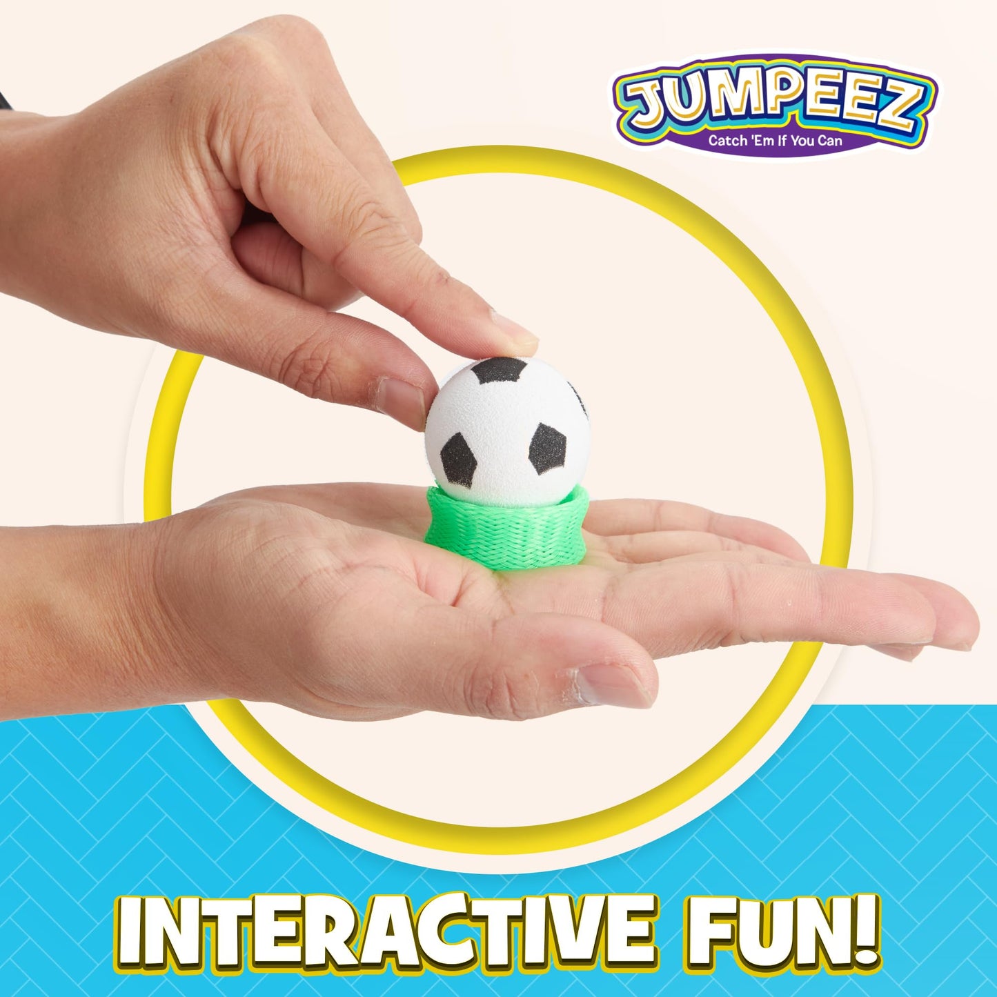 IPIDIPI TOYS Jumpeez Sport Ball Rocket Poppers – 24-Pack Jumping Spring Launcher Toys