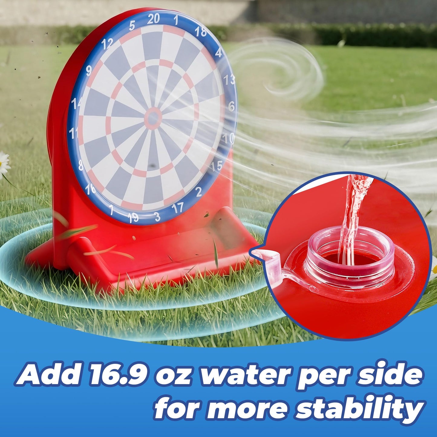 iPlay iLearn Inflatable Dart Board Pool Toy – Fun Water Games for Kids & Teens