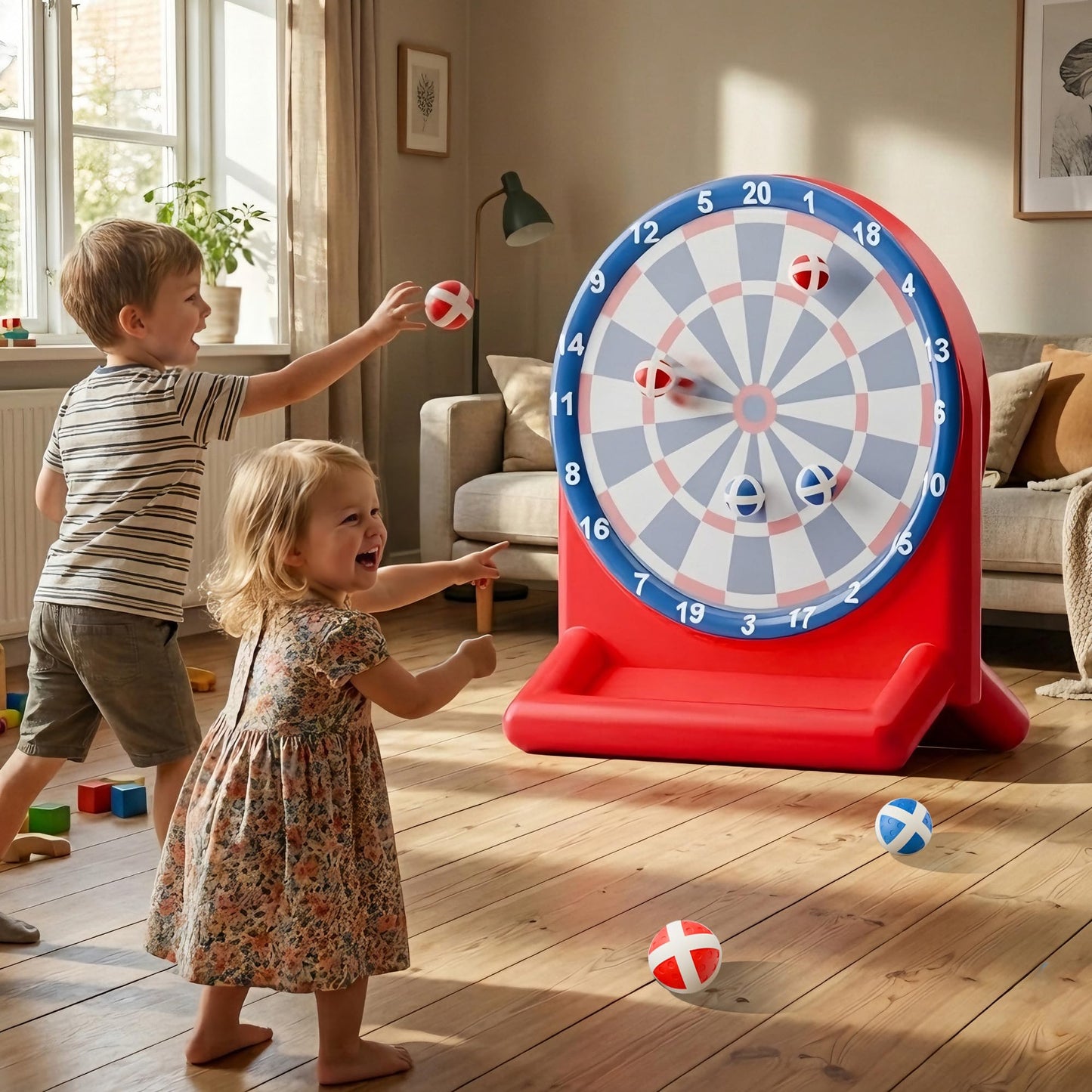 iPlay iLearn Inflatable Dart Board Pool Toy – Fun Water Games for Kids & Teens