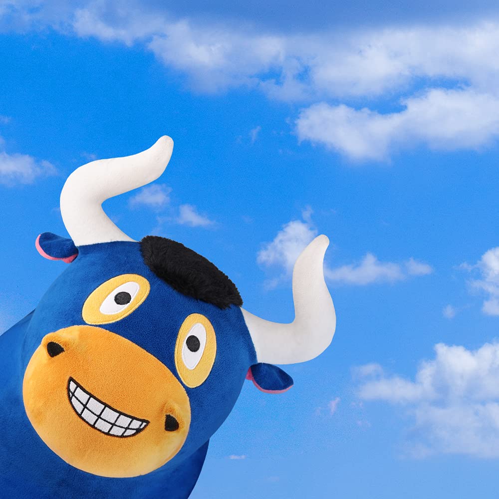 iPlay, iLearn Bull Hopping Horse – Plush Inflatable Ride-On Toy for Kids