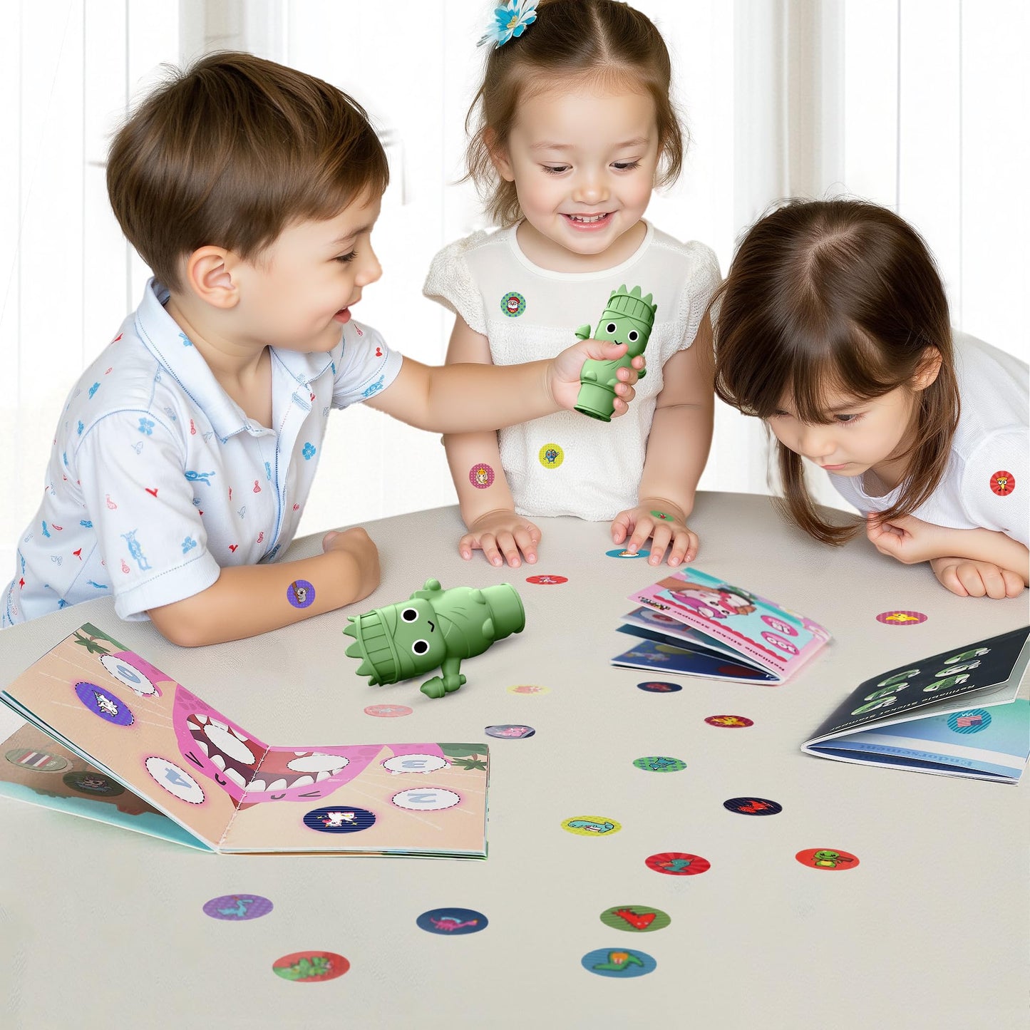 iPlay iLearn Lady Libert Sticker Set – 400+ Stickers & 18-Page Activity Book