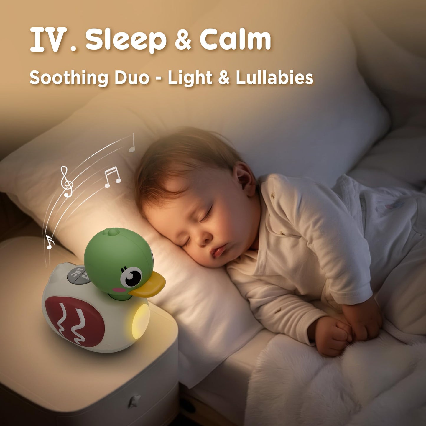iPlay iLearn Baby Musical Duck Toy – 2-in-1 Learning & Music for 6-12 Months