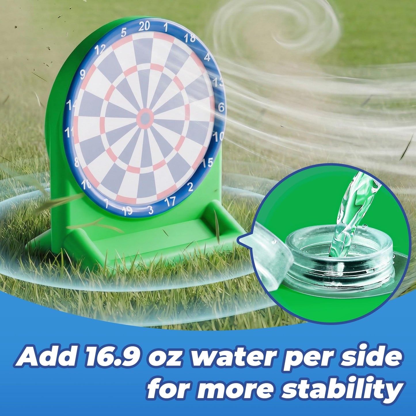iPlay iLearn Inflatable Dart Board Pool Toy – Water Games for Kids & Family