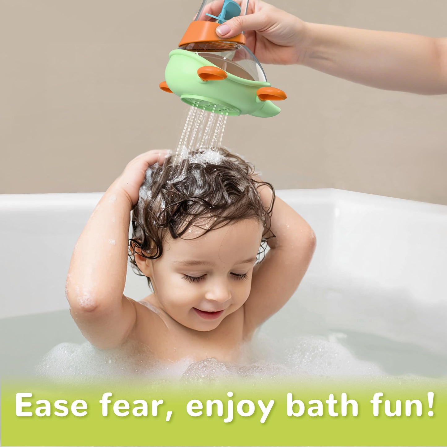 iPlay iLearn Baby Bath Toy Set – Rechargeable Turtle Sprinkler & 5 Rings for Toddlers