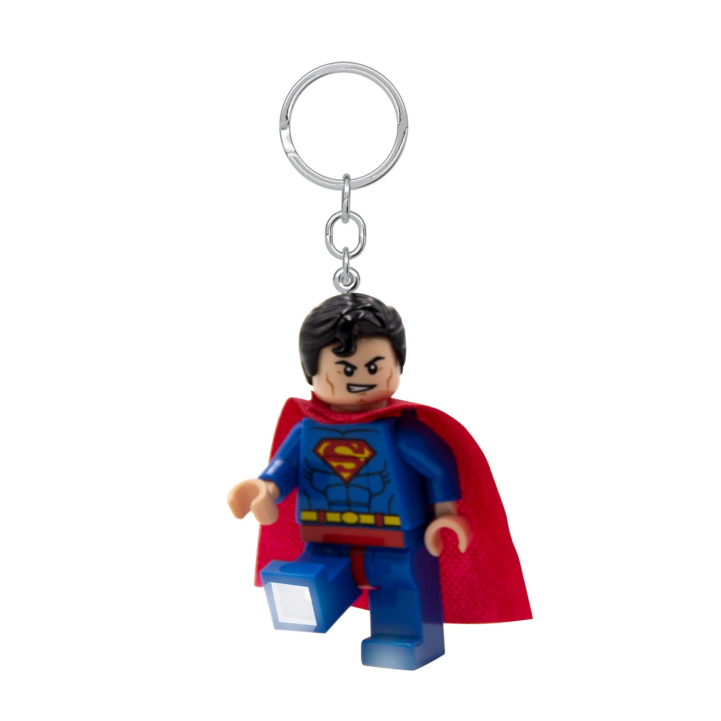 IQ LEGO DC Superman Keychain Light – 3-Inch LED Posable Figure (KE39H)