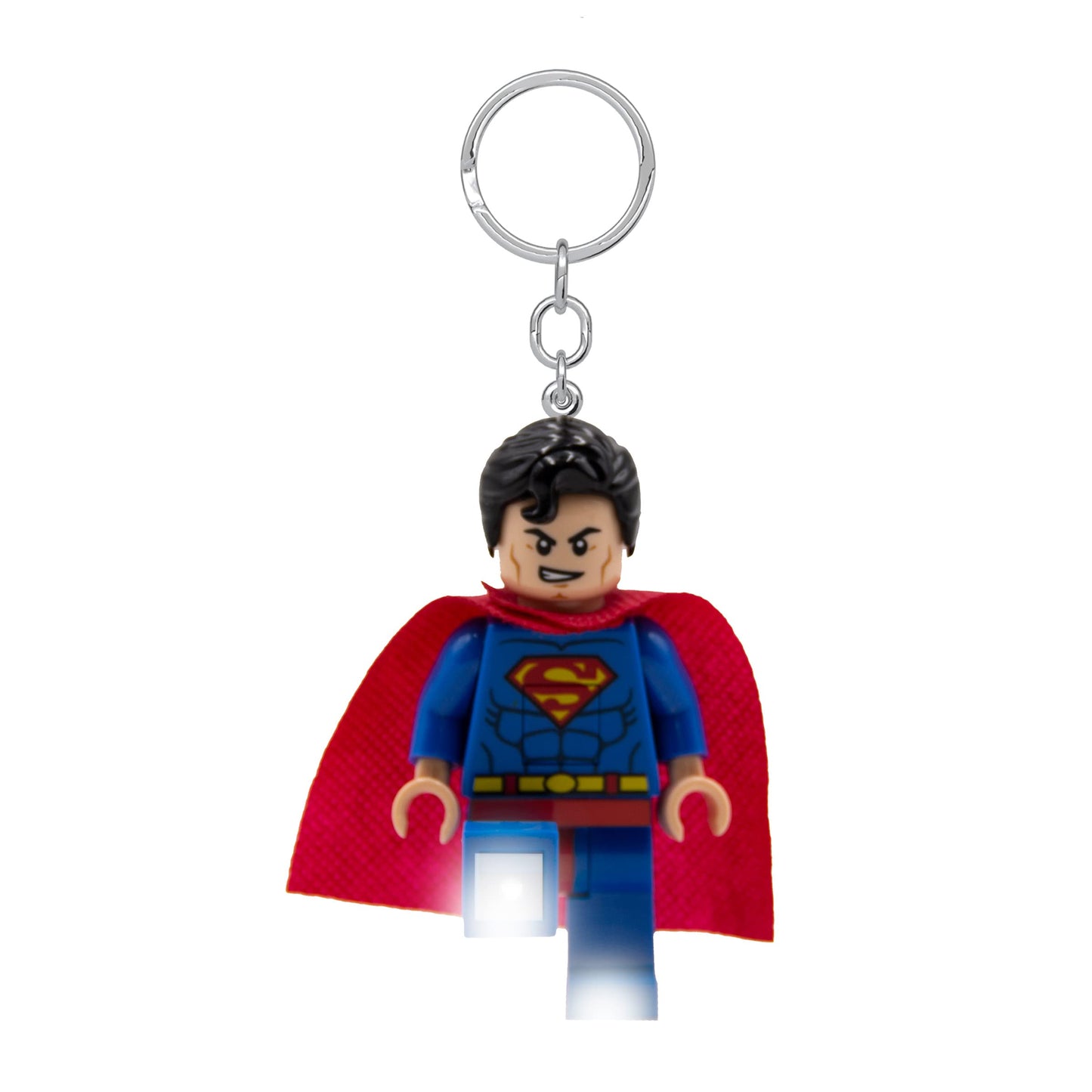IQ LEGO DC Superman Keychain Light – 3-Inch LED Posable Figure (KE39H)