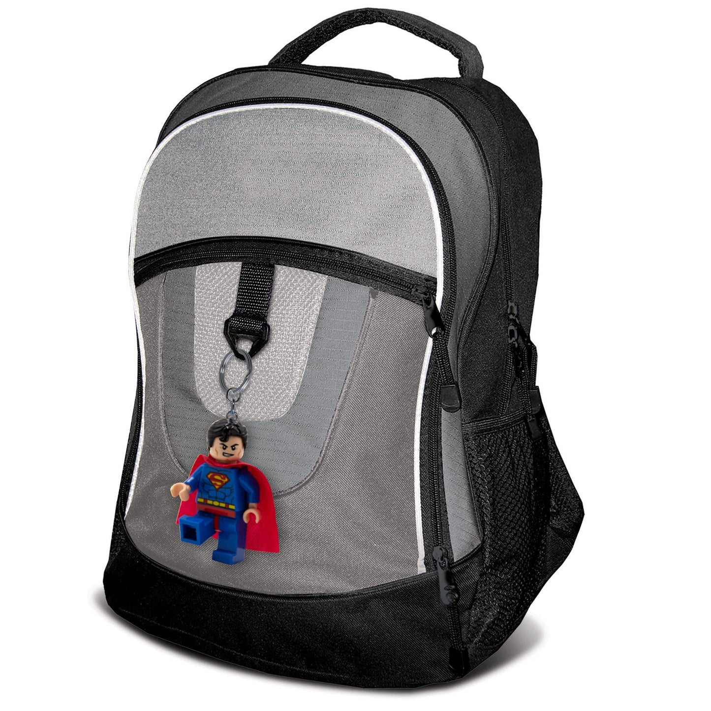 IQ LEGO DC Superman Keychain Light – 3-Inch LED Posable Figure (KE39H)