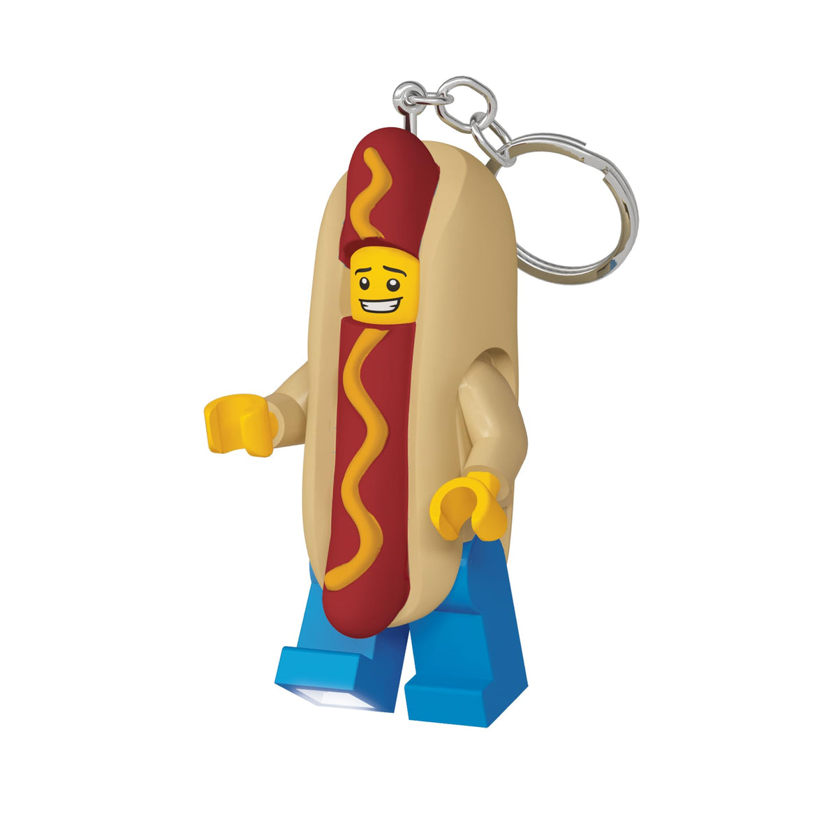 IQ LEGO Minifigures 3-Inch Keychain Light - Hot Dog Man KE119H