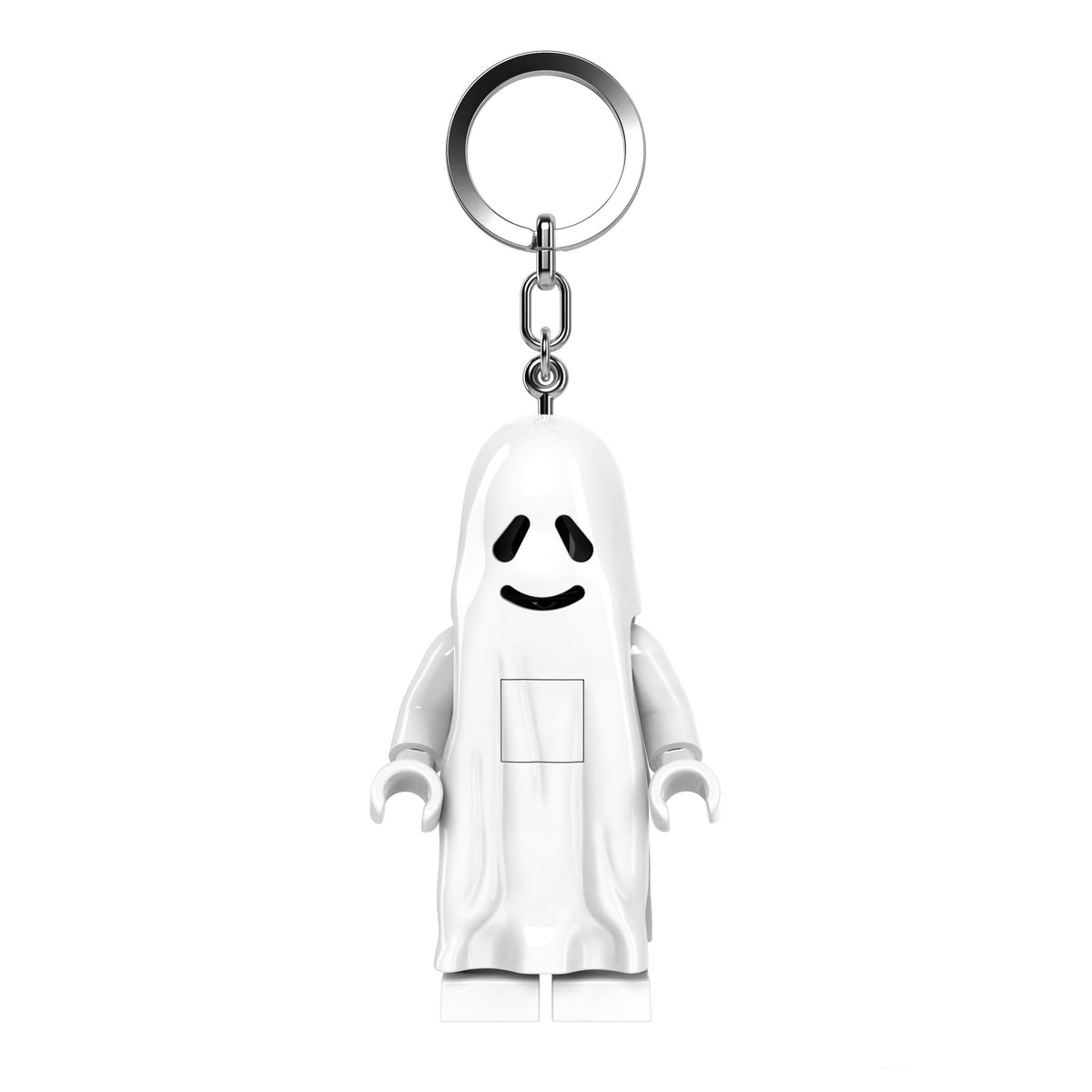 IQ LEGO Minifigures Ghost Keychain Light – Posable 3-inch LED Figure with Batteries Included