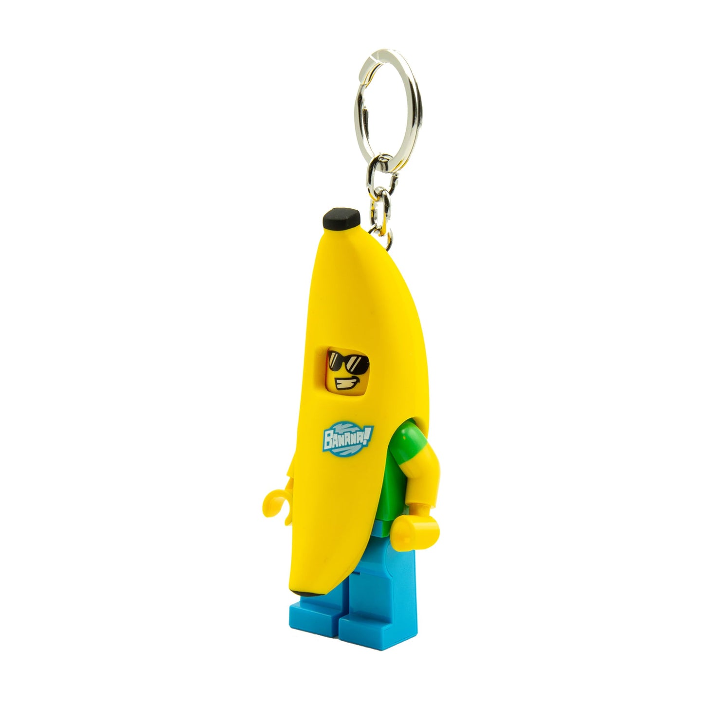 IQ LEGO Minifigures Banana Guy Keychain Light – 3.7-Inch LED Flashlight (KE118H)