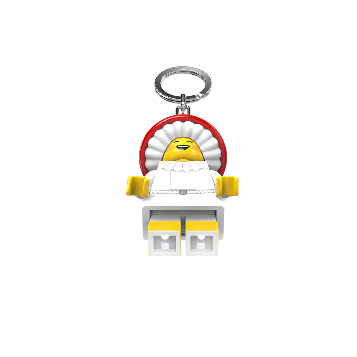 IQ LEGO Mushroom Sprite Keychain Light – 66mm Mini Figure with LED Feet (KE240H)
