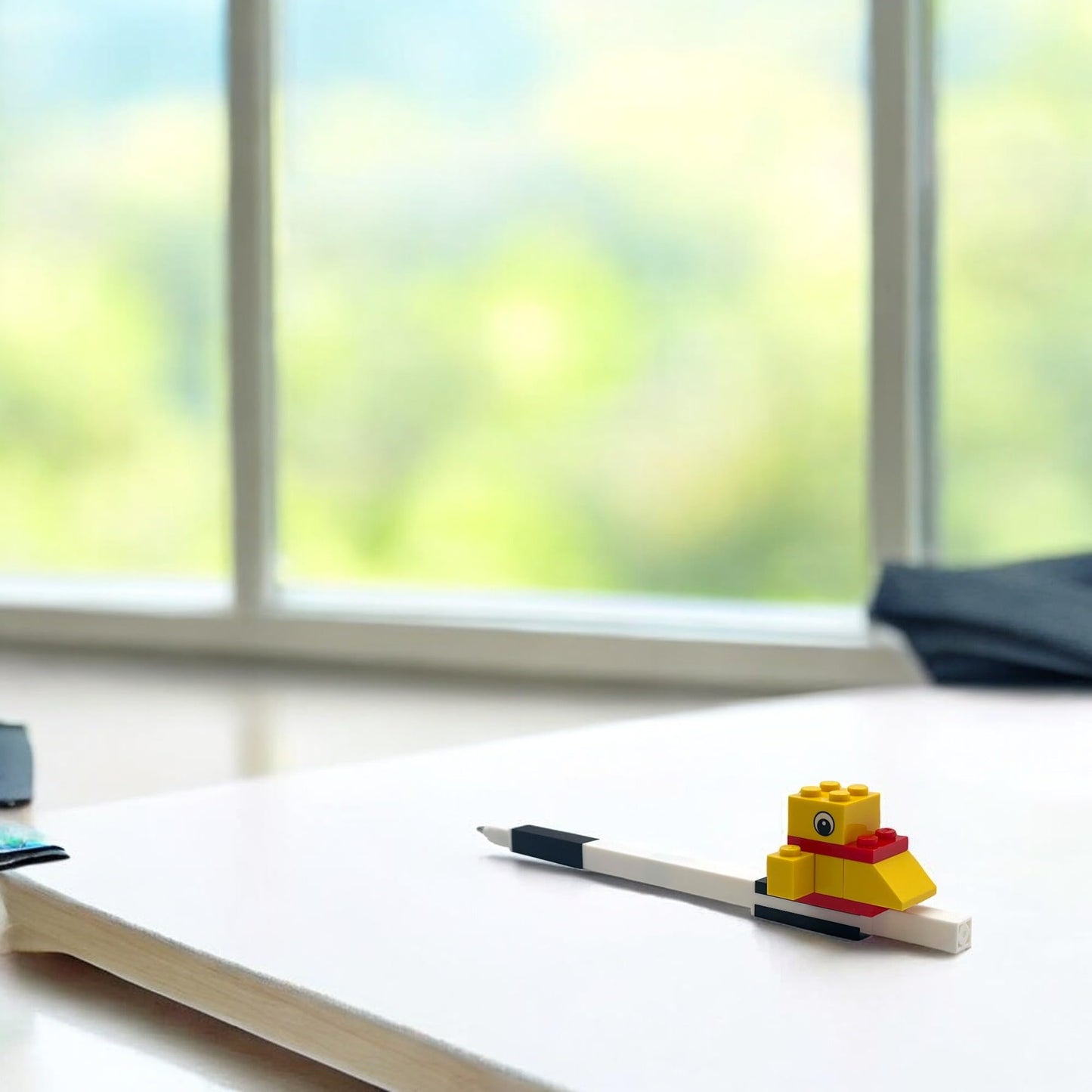 IQ Lego Stationery Creativity Set with Duck Build Toy – 2 Sticky Notes, Gel Pen, 3 Markers & 10-Piece Duck Build (53466)