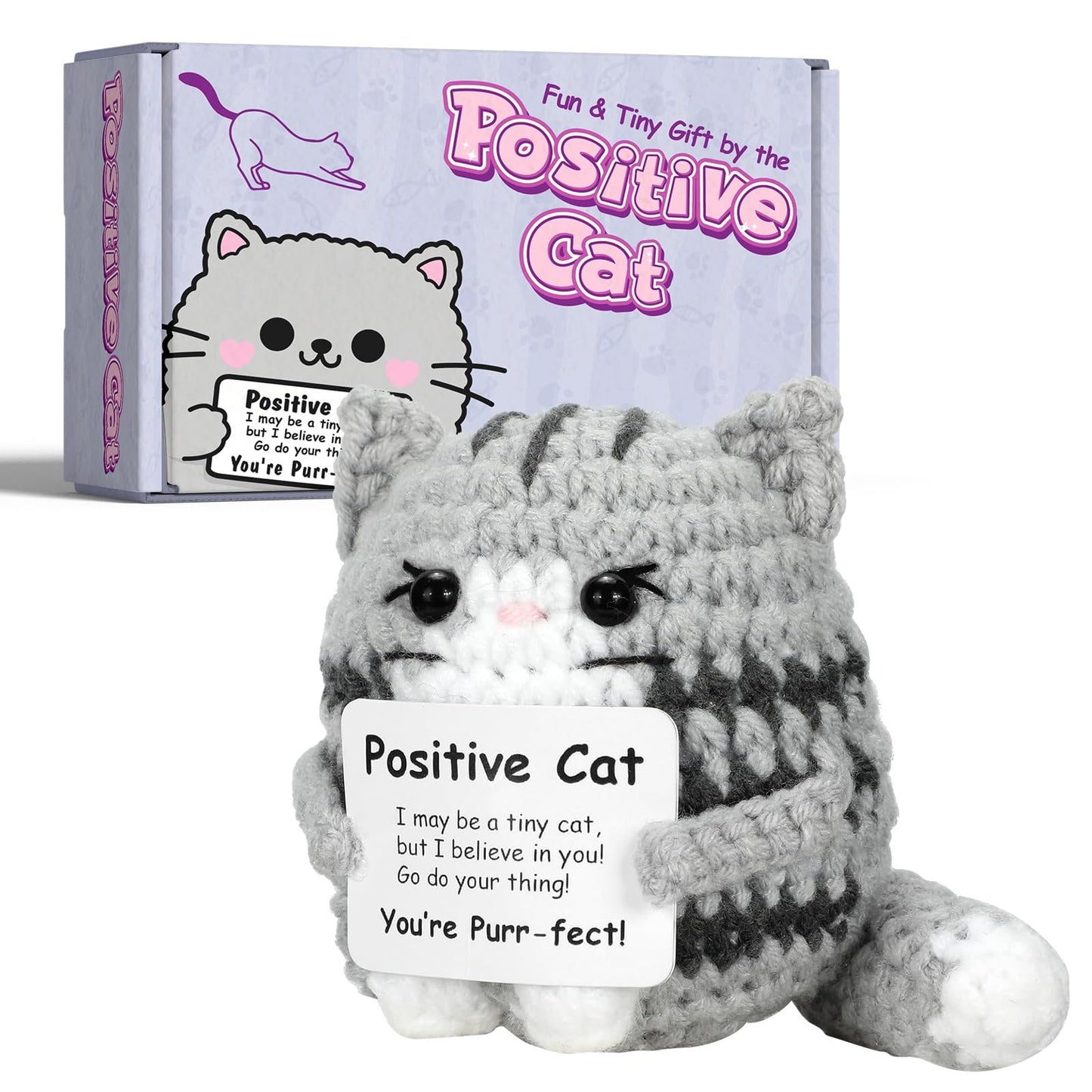 IrichBa Crochet Cat Gifts for Women – Unique Cat Decor & Gifts