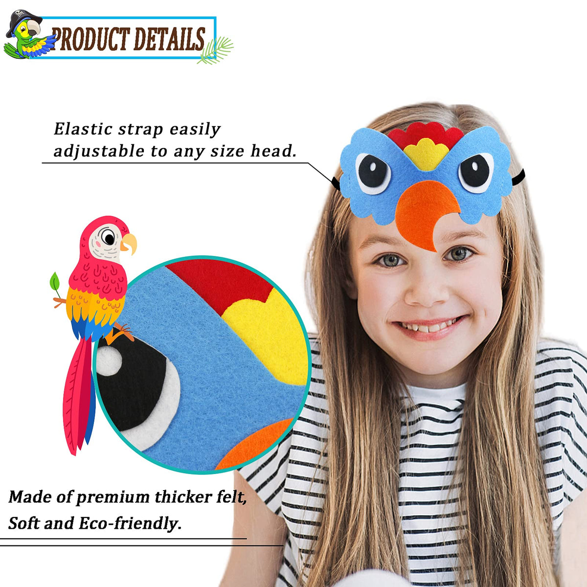 IROLEHOME Kids Bird Wings Costume with Eagle Headband – Dress-Up Set for 3-10 Year Olds
