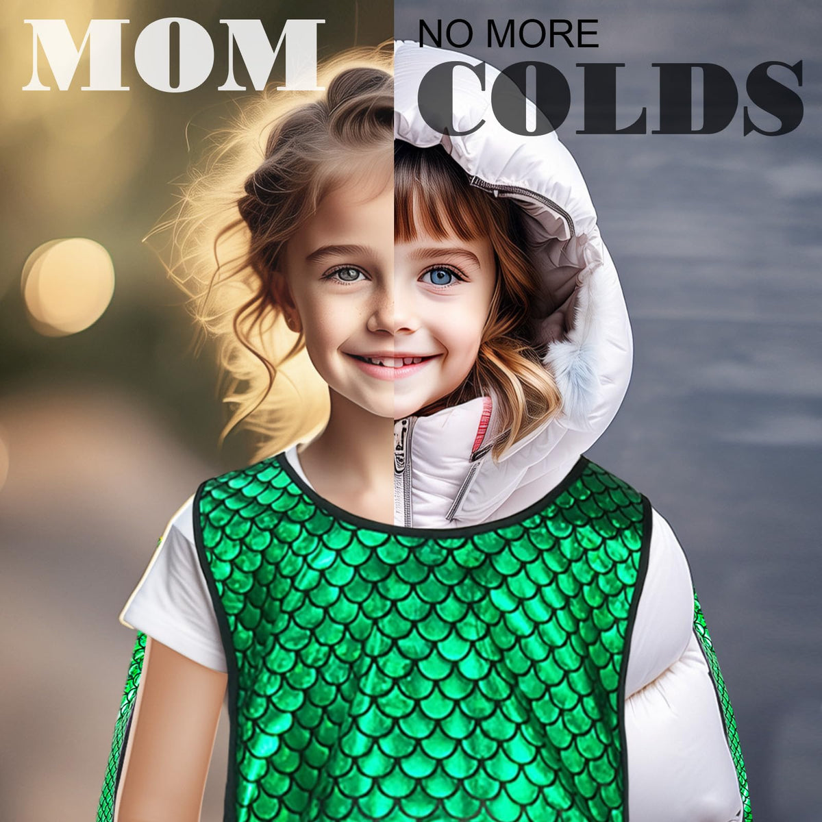IROLEHOME Dragon-Wings Costume for Kids – Wings & Mask Dress-Up