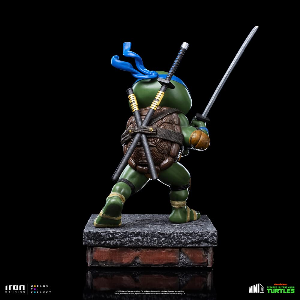 Iron Studios Leonardo MiniCo 7.1-Inch TMNT Statue | SDCC 2023 Exclusive