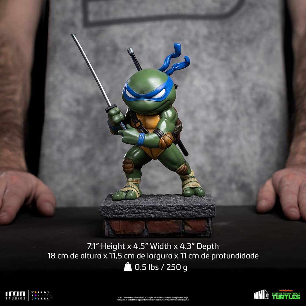 Iron Studios Leonardo MiniCo 7.1-Inch TMNT Statue | SDCC 2023 Exclusive