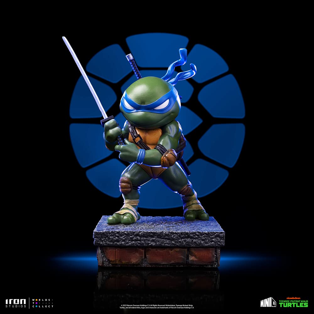 Iron Studios Leonardo MiniCo 7.1-Inch TMNT Statue | SDCC 2023 Exclusive