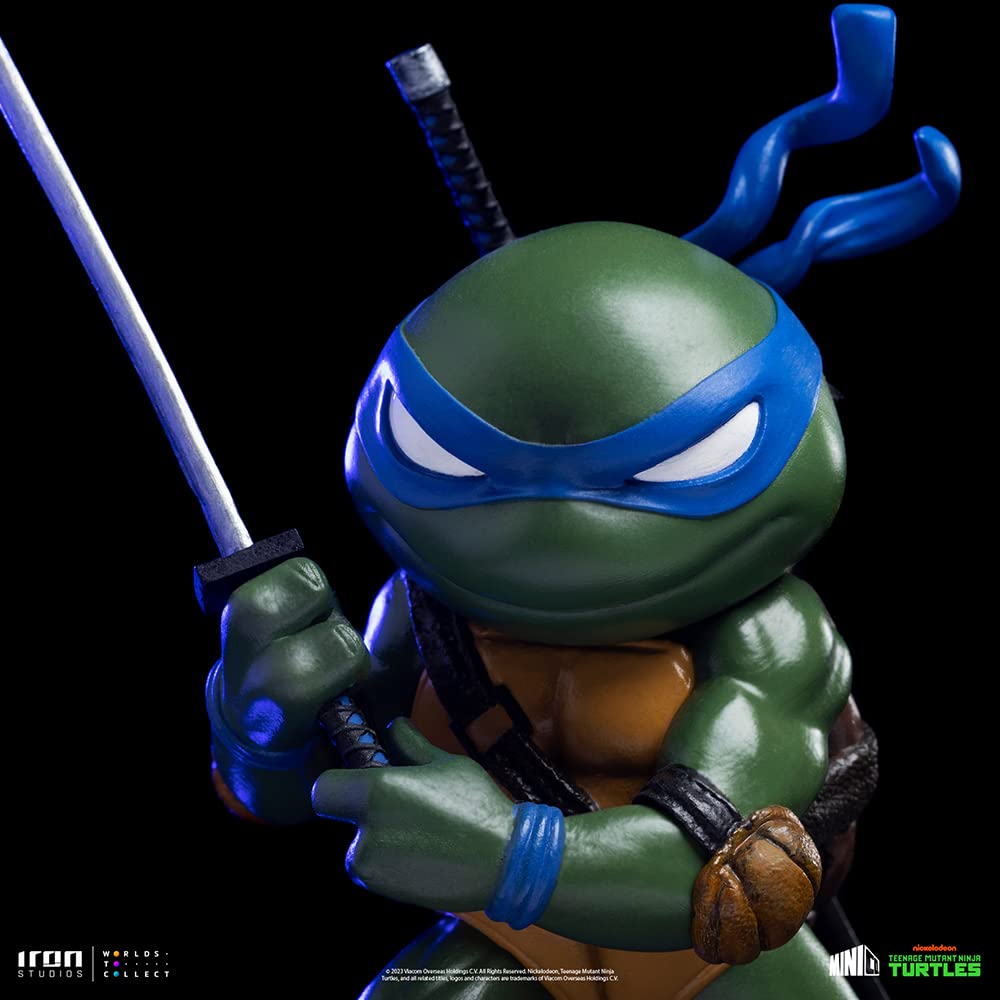 Iron Studios Leonardo MiniCo 7.1-Inch TMNT Statue | SDCC 2023 Exclusive