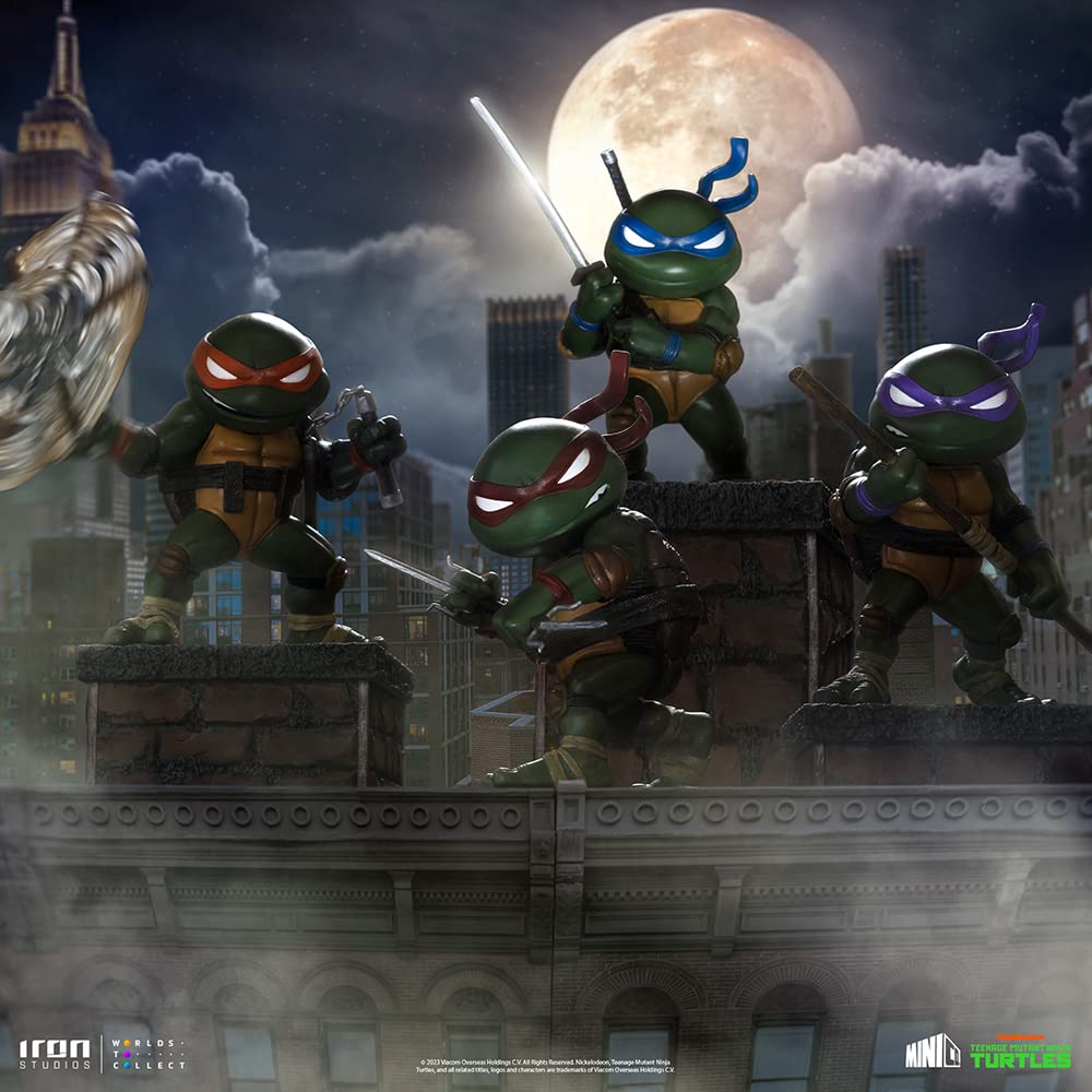 Iron Studios Leonardo MiniCo 7.1-Inch TMNT Statue | SDCC 2023 Exclusive